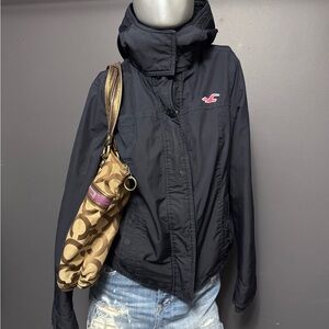 Hollister Vintage Y2K Navy Blue/Pink Jacket